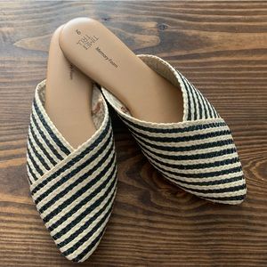 TIME and TRU stripe mule
